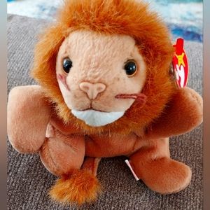 Ty Beanie Babies Roary The Lion 1996, super cute and mint condition